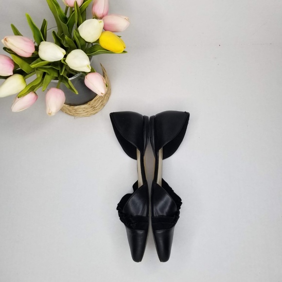 [SOLD]Nine West Size 8 Leather Suede Ballet Flats - Picture 3 of 5